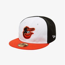 [AK PLAZA] [뉴에라키즈]MLB 마이퍼스트 볼티모어 오리올스 사이즈캡 화이트 블랙 (11437981)