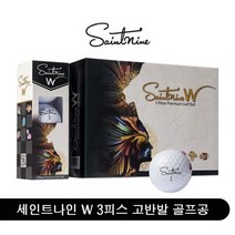 세인트나인 W 3피스 골프볼, X 3피스