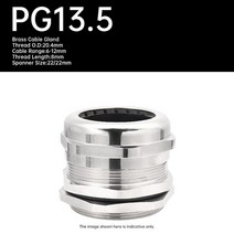 방수 커넥터 황동 케이블 글랜드 pg7 pg9 pg11 pg13.5 pg16 pg19 와이어 글랜드 ip68 그랜드 헤드 3-6.5mm, pg13.5 6-12mm 적합
