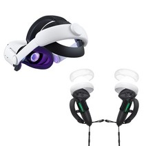 VR풀트래커 VR 기계 컴퓨터 브이알 스마트 글라스 pc 키위 디자인 엘리트 스트랩, 쇼로 2pcs