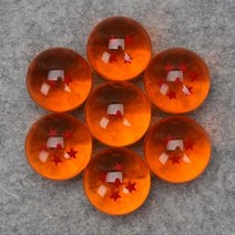 7 Stars Crystal Ball 전사이즈 3.545.7 cm수지 구체 모형 크리스마스 키즈 선물, 4cm 오렌지 백