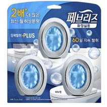페브리즈 비치형 플러스 화장실용 상쾌한 비누향 3p, 10개, 6.3ml