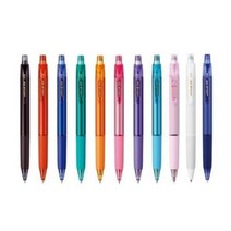 유니볼 RE 지워지는 겔잉크 볼펜 0.5mm, 레드, 3개