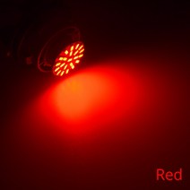 [자동차조명] 1157 BAY15D 1156 BA15S 3014 22SMD 회전 신호 P21 5W 자동 LED 트렁크 주차 브레이크 Led 백업 웨지 꼬리 전구 번호판 빛, [02] Red, [02] 1157 BAY15D, 1개