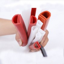 차음재 방음재 흡음재 내성 실리콘 씰 E 타입 스트립 콜드 프로파일 냉동고 도어 냉장고 장비, 30x21mm, 빨간