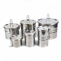 데몰 스텐 다시마통 육수망 업소용 육수용채망 멸치통5호