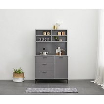 스토리지햅 폴스 주방수납장 시리즈 600 1000 주방서랍장 광파렌지대 식탁 화이트 그레이, 6. 1000수납장set