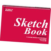 대용량 두꺼운 스케치북 8절 23매 1권 130g 아기 유아, 랜덤