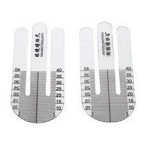 1쌍 광학 PH 자 동공 높이계 검안기 병원 도구용 PH 테스터., 분명한