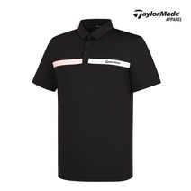 남성 라인 배색 카라 반팔 티셔츠 TMTYL2743-199