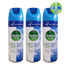 데톨 항균 스프레이 450ml 크리스프 브리즈 3개, 450ml 3개