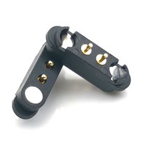 스프링 장착 마그네틱 포고 핀 커넥터 2 극 피치 2.8mm 암수 2A DC 전원 충전 프로브 1-10 쌍, [02] 2pcs, 02 2pcs