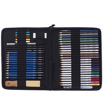 디자인용 소묘 연필 유성 색연필 수용성 연필 세트51p, 51p