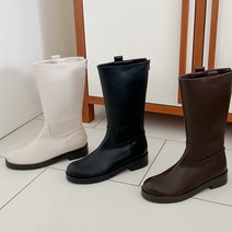 루즈한 핏 라운토토 미들부츠 하프 데일리 워커 3.5cm