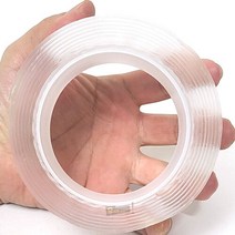 실리콘 테이프 공예 와이드 대용량 폭45mm 길이3M 투명 풍선 만들기 투명 물방울 볼 끈끈이 공 놀이 슬라임 토핑 틱톡 유튜브