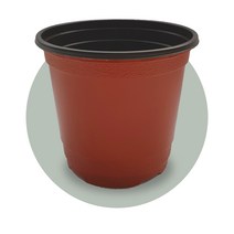 연질 화분 이색 플라스틱 화분 포트 모종 파종 컵 식물 10cm, 플라스틱 10cm 화분 x 20개