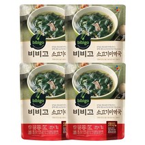 CJ 제일제당 비비고 소고기미역국 300g 4팩, 4개