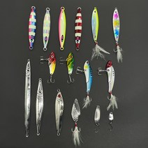 메탈지그 크롬 지그 바이브 레이션 스푼 슬로우 쇼어 지깅 롱 야광 라이트 왕돌초 빅게임, 10g, D.쇼어슬로우 pink (ft-115)