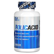 이보루션 뉴트리션 엽산 800mcg 120정