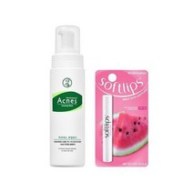아크네스 포밍워시 200ml + 소프트립스 워터멜론 립밤 2g 세트, 1세트