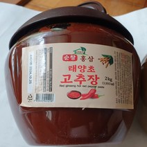 richbang 홍삼 순창 태양초 고추장 2kg 집고추장 시골 저염고추장