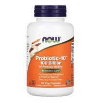 나우푸드 프로바이오틱-10 Probiotic-10 1000억유산균 60베지캡슐, 60정, 3개