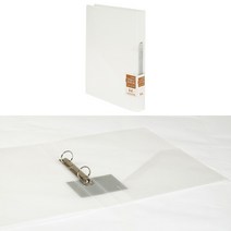 반투명 A4 2공 바인더 자동차 등록증 케이스 커버 d링 O링 파일 링 전표철 거래명세표 보관 차량 화일 표지 포트폴리오 박스 서류 보관철 거래명세서 상장 장부 고급 문서, O링바인더