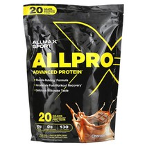 ALLMAX 올맥스 Sport ALL프로 어드밴스드 단백 초콜릿 680g(1.5lb)