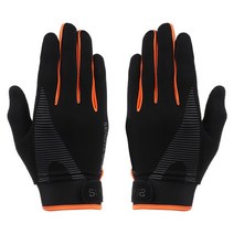 장갑 터치 스크린 사이클링 아웃도어 스포츠 자외선 차단 땀 흡수 남여 남성 스키, 05 orange_01 M