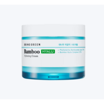 bringgreen브링그린 대나무 히알루수분크림 100ml 여름용크림 지성피부 크림 끈적임없이 산뜻한 수분감 속부터 깊게 속당김해결, 1개