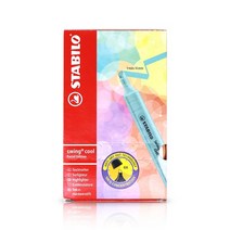 (STABILO) 스타빌로 스윙쿨 형광펜 파스텔 10자루X1갑, 체리블라썸 핑크