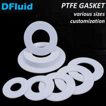PTFE 가스켓 BSPP 플랜지 위생 실린더 플랫 링 5 6 8 10 12 15 18 20 30 mm 압력 게이지 개, 107 ID 62mm x OD 82mm_01 2MM