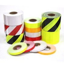 반사테이프 폭 2cm 5cm 10cm 14cm 고휘도 반사스티커 안전용품 반사판, 검정 노랑:5x200cm