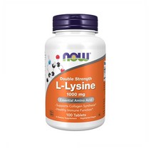 나우푸드 더블 스트렝스 라이신 L Lysine 1000mg 100타블렛