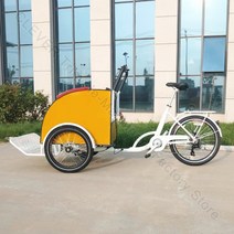 배달 팻바이크 가성비 3륜 카고 인력거 전기 페달 사이클 자전거 택시 제조사 2 인용, 02 FOB Electric Version, 한개옵션1