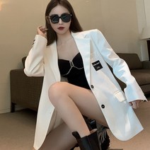 위위브렌 여성 긴팔 오버핏 자켓