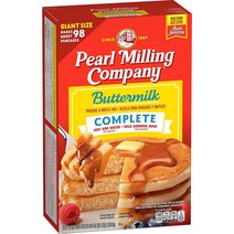 Pearl Milling Buttermilk Pancake Mix 안트 젬미마 버터밀크 팬케잌 믹스 2.26kg, 1개