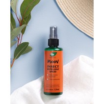 호주 EGO MOOV 어린이 무자극 천연 해충 퇴치제, 뿌리는 스프레이120ml, 1개