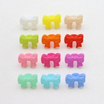 도토리디자인 미니리본칼라단추20p 여성 블라우스