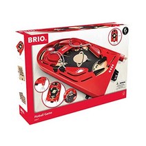 BRIO (브리오) 핀볼 게임 레드 [전 4 개] 대상 연령 6 세 ~ (나무 장난감 교육 장난감 보드 게임) 34017