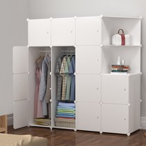 빌한슨 키큰옷장 조립식장농 싱글장 1인 옷장 1500