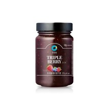 청정원 트리플베리 딸기잼 370g, 19개