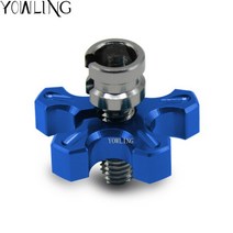 오토바이 CNC 브레이크 클러치 케이블 와이어 조절기 나사 스즈키 GSXR 2006 600 K6 750 1000 K7 K9 GSXR1, 07 10mm blue