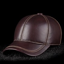 리얼 가죽 모자 남성 스냅백 중장 패션 소가죽 후드 남자겨울모자 남자가죽모자 캠프캡 귀달이모자