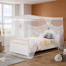 모빌리에 슈퍼싱글 스텐 프레임 사각 모기장 2~3인용, 1개