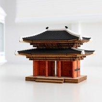 퍼즐피플 3D 영공방 건축물 입체퍼즐모형, 3D목재 근정문 경복궁시리즈, 1Ea