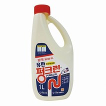 꽉막힌 씽크대 배수구 시원하게 펑펑뚫어주는 유한 펑~크린 1리터, 2개, 1L