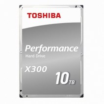 도시바 7200RPM 256MB X300 HDD, HDWR11A, 10TB
