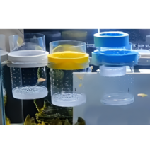 플라워 브라인 급여기 쉬림프 피팅컵, 블루 1개