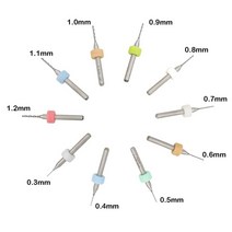 3D 프린터 노즐 청소 키트 용 드릴 비트 Makerbot Reprap 용 10pcs 0.1-2.0mm Creality CR-10 End 3 5, 0.5mm